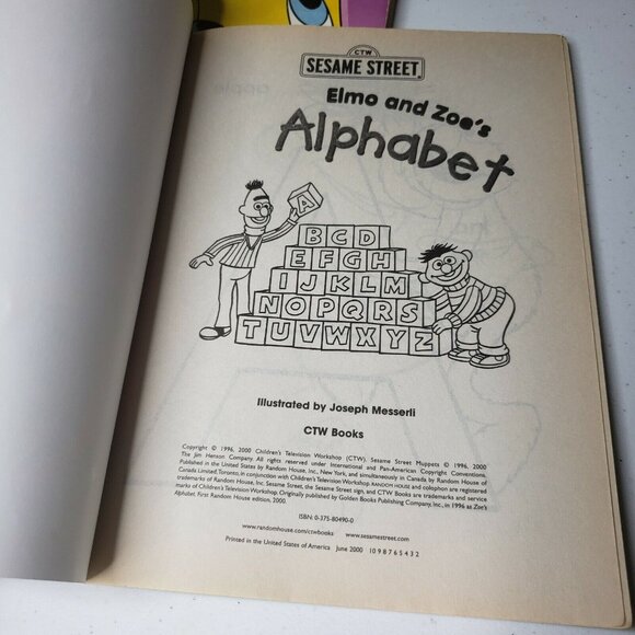 VTG 90s - 2000s Sesame Street Looney Tunes The Flintstones Bible Stories Colorin - Picture 10 of 12